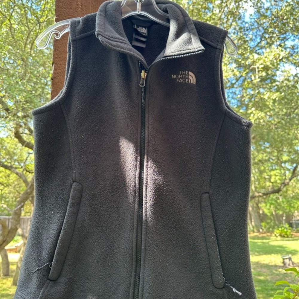 The North Face black sweater vest-Small